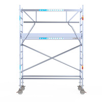 Euroscaffold Euroscaffold Euro 75x250x4,2m werkhoogte enkele voorloopleuning
