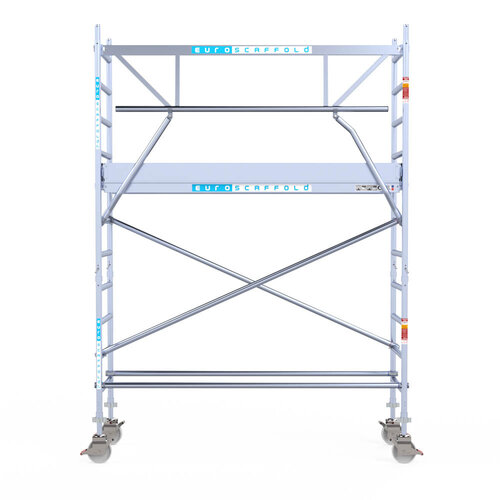 Euroscaffold Euroscaffold Euro 75x250x4,2m werkhoogte enkele voorloopleuning