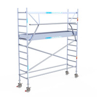 Euroscaffold Euroscaffold Euro 75x305x4,2m werkhoogte enkele voorloopleuning