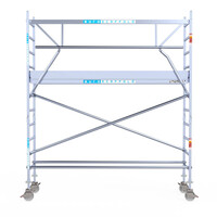 Euroscaffold Euroscaffold Euro 75x305x4,2m werkhoogte enkele voorloopleuning