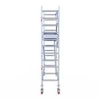 Euroscaffold Euroscaffold Euro 75x305x4,2m werkhoogte enkele voorloopleuning