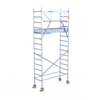 Euroscaffold Euroscaffold Euro 75x190x5,2m werkhoogte enkele voorloopleuning