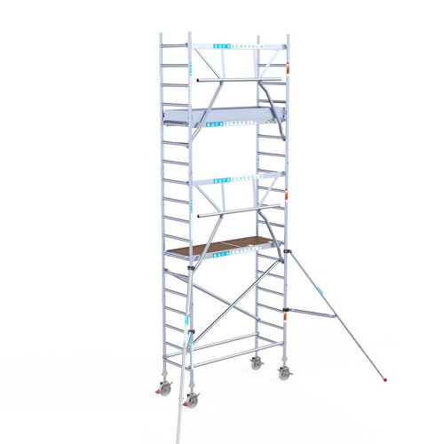 Euroscaffold Euroscaffold Euro 75x190x6,2m werkhoogte enkele voorloopleuning