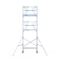 Euroscaffold Euroscaffold Euro 75x190x7,2m werkhoogte enkele voorloopleuning
