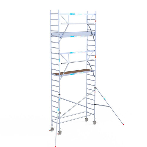Euroscaffold Euroscaffold Euro 75x250x7,2m werkhoogte enkele voorloopleuning
