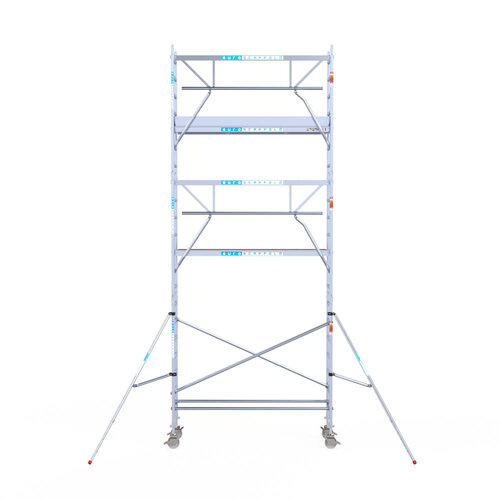 Euroscaffold Euroscaffold Euro 75x250x7,2m werkhoogte enkele voorloopleuning