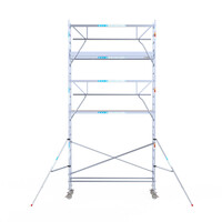Euroscaffold Euroscaffold Euro 75x305x7,2m werkhoogte enkele voorloopleuning