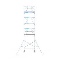 Euroscaffold Euroscaffold Euro 75x190x9,2m werkhoogte enkele voorloopleuning