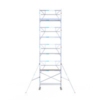 Euroscaffold Euroscaffold Euro 75x250x10,2m werkhoogte enkele voorloopleuning