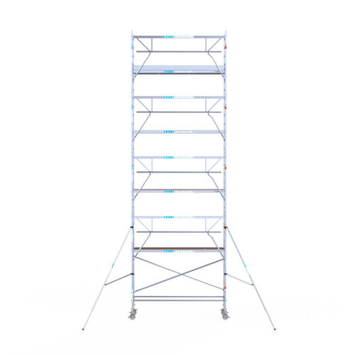 Euroscaffold Euroscaffold Euro 75x305x10,2m werkhoogte enkele voorloopleuning