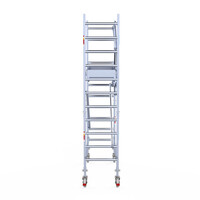 Euroscaffold Euroscaffold Euro 75x190x4,2m werkhoogte carbon vloer enkele voorloopleuning