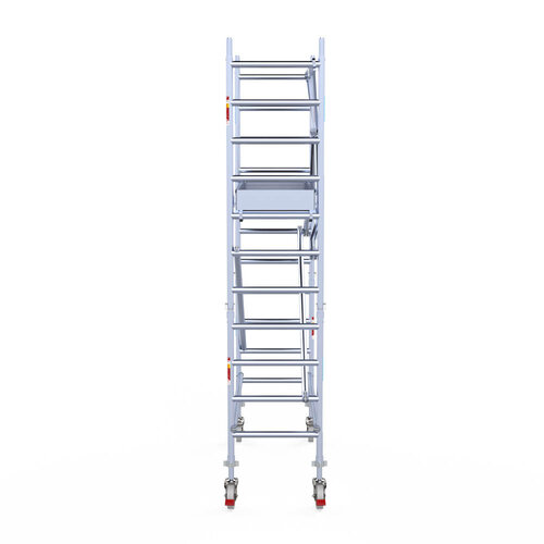 Euroscaffold Euroscaffold Euro 75x190x4,2m werkhoogte carbon vloer enkele voorloopleuning