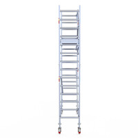 Euroscaffold Euroscaffold Euro 75x250x5,2m werkhoogte carbon vloer enkele voorloopleuning