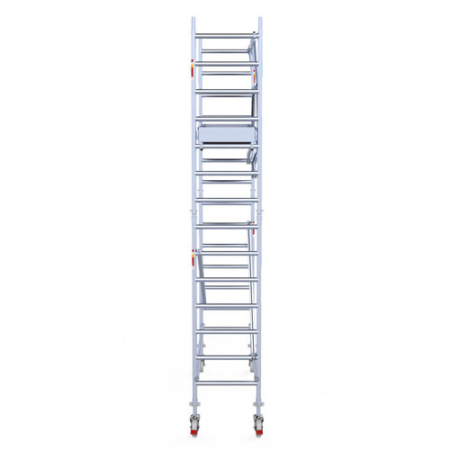 Euroscaffold Euroscaffold Euro 75x250x5,2m werkhoogte carbon vloer enkele voorloopleuning