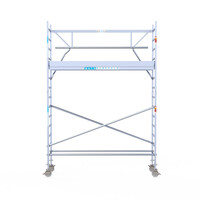 Euroscaffold Euroscaffold Euro 75x305x5,2m werkhoogte carbon vloer enkele voorloopleuning