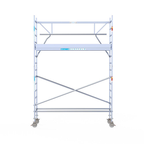 Euroscaffold Euroscaffold Euro 75x305x5,2m werkhoogte carbon vloer enkele voorloopleuning