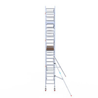 Euroscaffold Euroscaffold Euro 75x305x7,2m werkhoogte carbon vloer enkele voorloopleuning