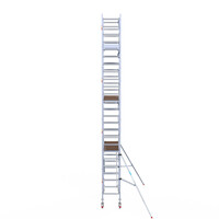 Euroscaffold Euroscaffold Euro 75x190x8,2m werkhoogte carbon vloer enkele voorloopleuning