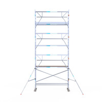 Euroscaffold Euroscaffold Euro 75x305x8,2m werkhoogte carbon vloer enkele voorloopleuning