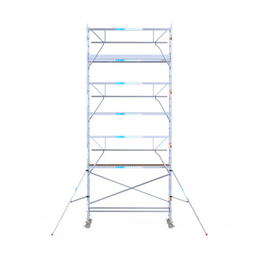 Euroscaffold Euroscaffold Euro 75x305x8,2m werkhoogte carbon vloer enkele voorloopleuning