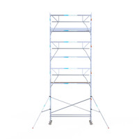 Euroscaffold Euroscaffold Euro 75x305x9,2m werkhoogte carbon vloer enkele voorloopleuning