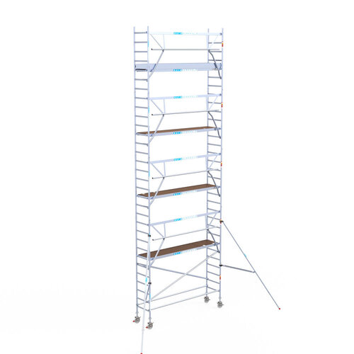 Euroscaffold Euroscaffold Euro 75x305x10,2m werkhoogte carbon vloer enkele voorloopleuning