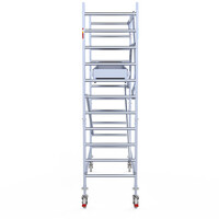 Euroscaffold Euroscaffold Euro 90x250x4,2m werkhoogte enkele voorloopleuning