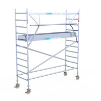 Euroscaffold Euroscaffold Euro 90x305x4,2m werkhoogte enkele voorloopleuning
