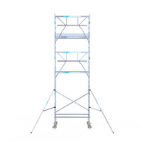 Euroscaffold Euroscaffold Euro 90x190x7,2m werkhoogte enkele voorloopleuning
