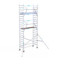 Euroscaffold Euroscaffold Euro 90x250x7,2m werkhoogte enkele voorloopleuning
