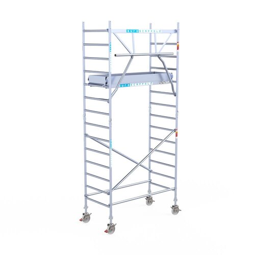 Euroscaffold Euroscaffold Euro 90x190x5,2m werkhoogte carbon vloer enkele voorloopleuning