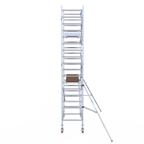 Euroscaffold Euroscaffold Euro 90x250x6,2m werkhoogte carbon vloer enkele voorloopleuning