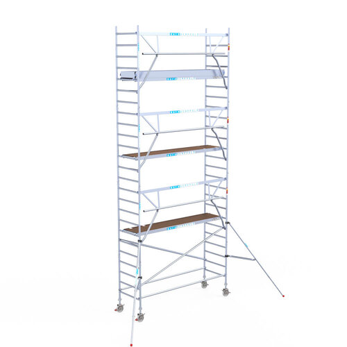 Euroscaffold Euroscaffold Euro 90x305x8,2m werkhoogte carbon vloer enkele voorloopleuning