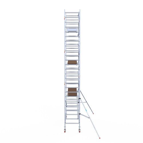 Euroscaffold Euroscaffold Euro 90x305x8,2m werkhoogte carbon vloer enkele voorloopleuning