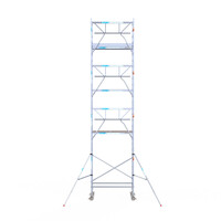 Euroscaffold Euroscaffold Euro 90x190x9,2m werkhoogte carbon vloer enkele voorloopleuning