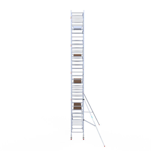 Euroscaffold Euroscaffold Euro 90x250x10,2m werkhoogte carbon vloer enkele voorloopleuning