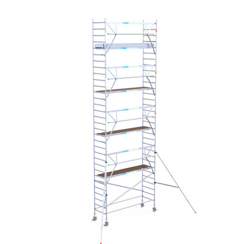 Euroscaffold Euroscaffold Euro 90x305x10,2m werkhoogte carbon vloer enkele voorloopleuning