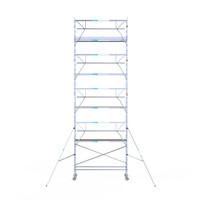 Euroscaffold Euroscaffold Euro 90x305x10,2m werkhoogte carbon vloer enkele voorloopleuning