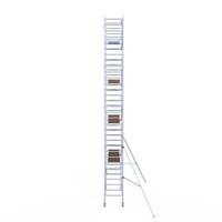 Euroscaffold Euroscaffold Euro 90x305x10,2m werkhoogte carbon vloer enkele voorloopleuning