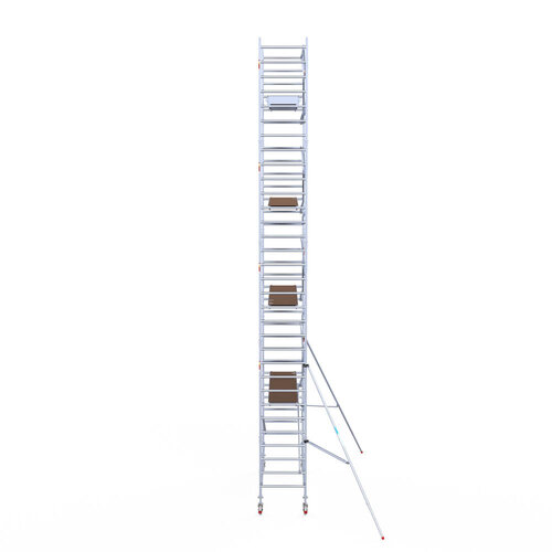 Euroscaffold Euroscaffold Euro 90x305x10,2m werkhoogte carbon vloer enkele voorloopleuning