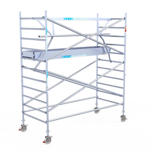 Euroscaffold Euroscaffold Euro 135x305x4,2m werkhoogte enkele voorloopleuning
