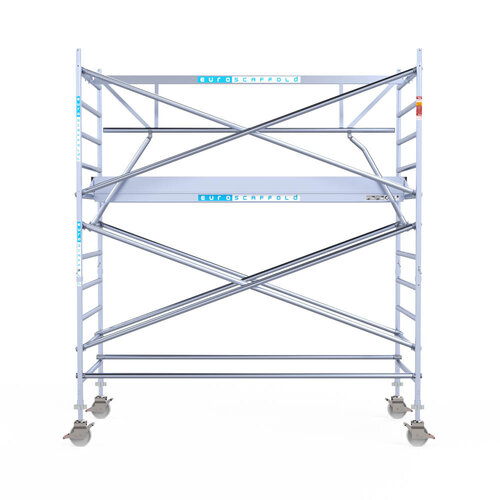 Euroscaffold Euroscaffold Euro 135x305x4,2m werkhoogte enkele voorloopleuning