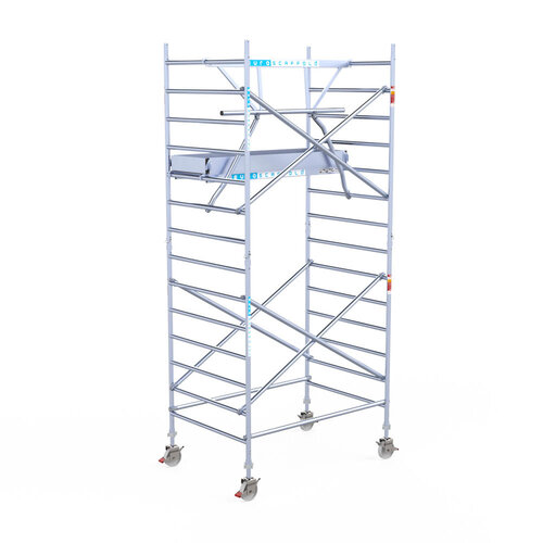 Euroscaffold Euroscaffold Euro 135x190x5,2m werkhoogte enkele voorloopleuning