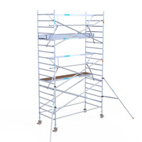 Euroscaffold Euroscaffold Euro 135x305x6,2m werkhoogte enkele voorloopleuning