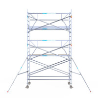 Euroscaffold Euroscaffold Euro 135x305x6,2m werkhoogte enkele voorloopleuning