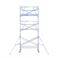 Euroscaffold Euroscaffold Euro 135x250x7,2m werkhoogte enkele voorloopleuning