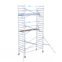 Euroscaffold Euroscaffold Euro 135x305x7,2m werkhoogte enkele voorloopleuning