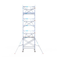 Euroscaffold Euroscaffold Euro 135x190x8,2m werkhoogte enkele voorloopleuning