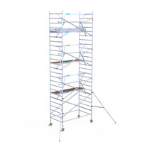 Euroscaffold Euroscaffold Euro 135x250x8,2m werkhoogte enkele voorloopleuning