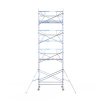 Euroscaffold Euroscaffold Euro 135x250x9,2m werkhoogte enkele voorloopleuning